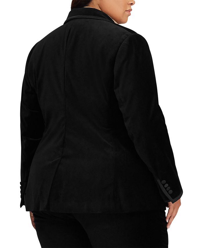 Lauren Ralph Lauren Plus Size Velvet Blazer Macy's