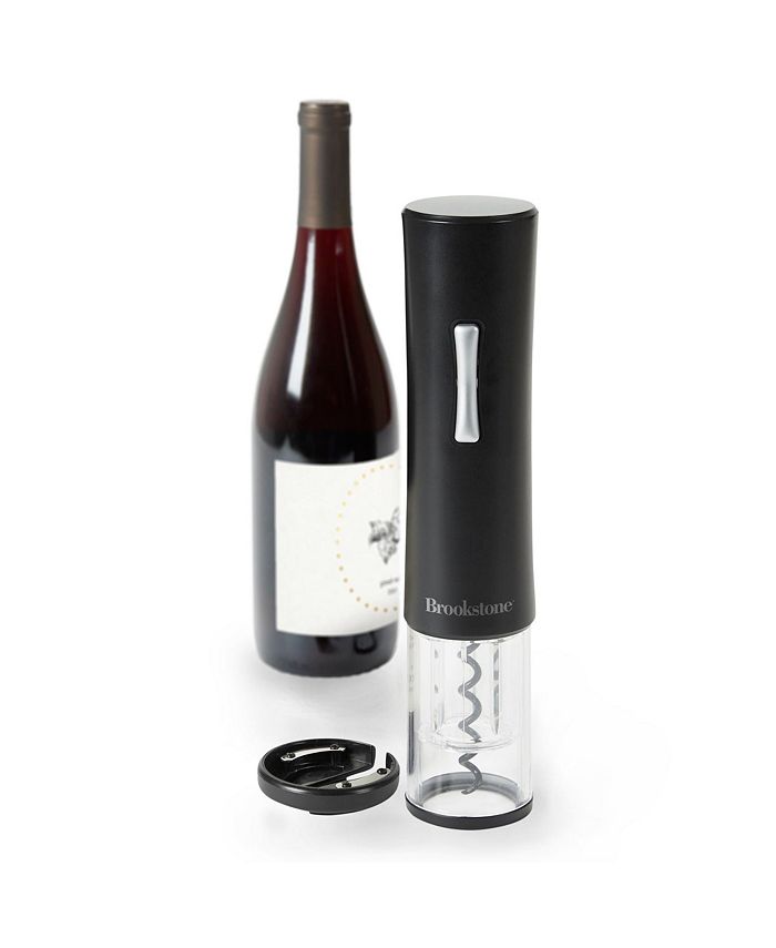 Brookstone Automatic Wine Opener with Clear Bottom Macy