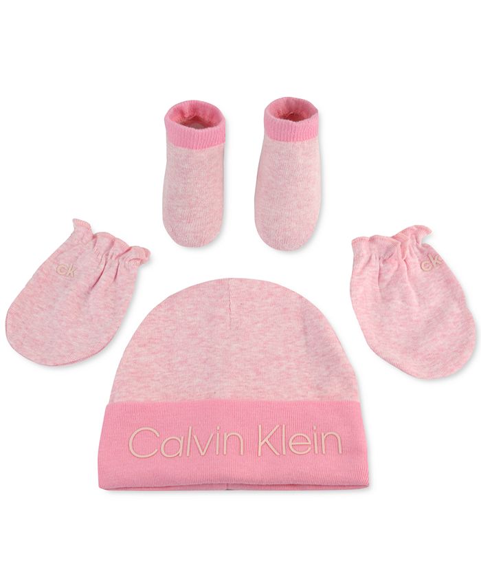 Calvin Klein Baby Girls Gift Set, 3 Pieces Macy's