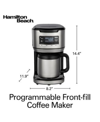 Front Fill 12 Cup Programmable Coffee Maker with Thermal Carafe - 46391