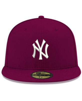 purple new york yankees hat