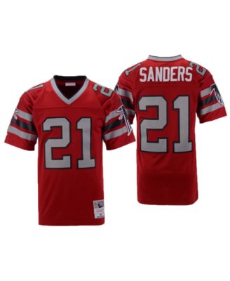 deion sanders red falcons jersey