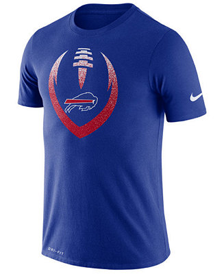 Nike Men's Buffalo Bills Dri-Fit Cotton Modern Icon T-Shirt & Reviews ...