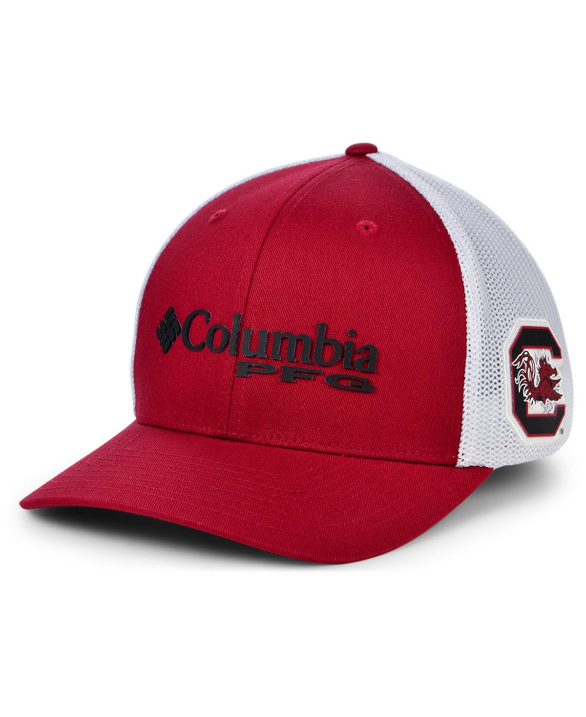Columbia South Carolina Gamecocks Pfg Stretch Cap In Maroon,white