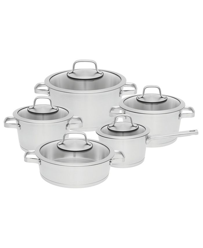 BergHOFF - Manhattan 10Pc 18/10 SS Cookware Set