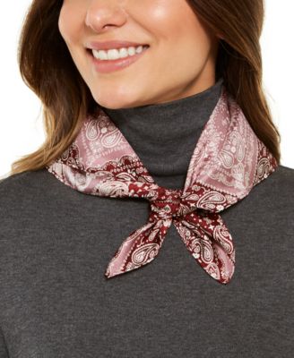 Echo - Patched Bandana Silk Square Scarf