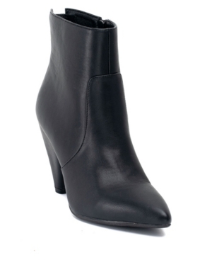 image of Gc Shoes Dion Cone Heeled Back Zipper Bootie Women-s Shoes