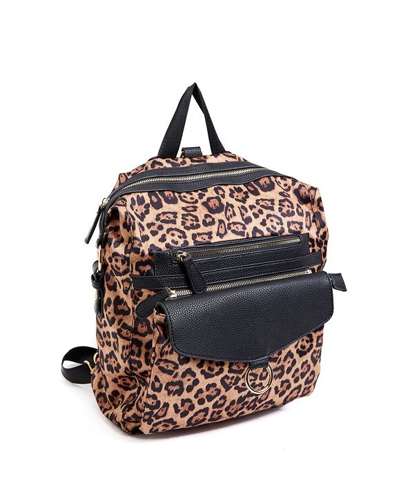 LIKE DREAMS Leopard Print Backpack & Reviews - Handbags & Accessories ...