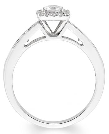 Macy's - Certified Diamond (4/5 ct. t.w.) Engagement Ring in 14k White Gold