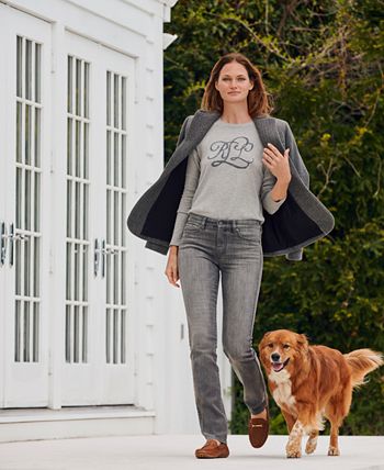 Lauren Ralph Lauren Intarsia-Knit-Logo Sweater & Reviews - Sweaters - Women  - Macy's