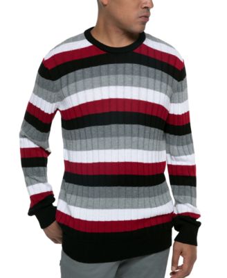 Kenneth Cole - Men's Striped Ribbed Sweater