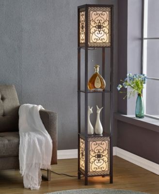 Infinity 64" Heart Shelf Floor Lamp