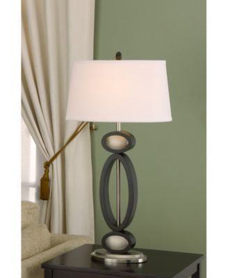 Artiva USA Infinity Contemporary 33.5" Dark Walnut Modern Table Lamp