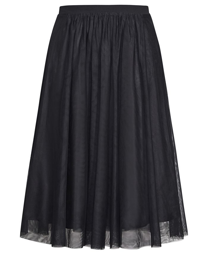 City Chic Trendy Plus Size Tulle Midi Skirt - Macy's