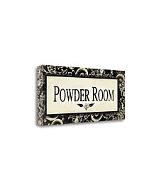Powder Room by Jo Moulton Giclee Print on Gallery Wrap Canvas, 26" x 12"