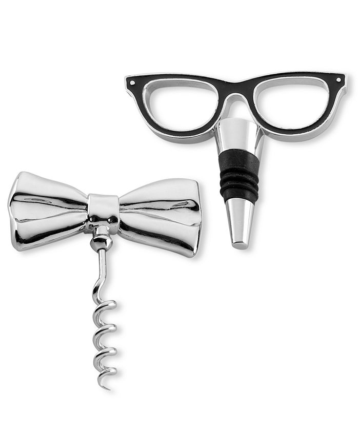 kate spade new york Two of a Kind Bottle Stopper and Corkscrew Set Macy's