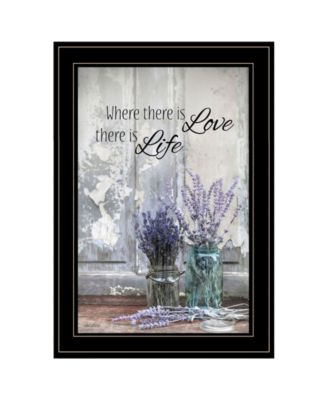 Where There is Love by Lori Deiter, Ready to hang Framed Print, Black Frame, 15" x 21"