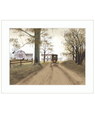 Headin Home by Billy Jacobs, Ready to hang Framed Print, White Frame, 19" x 15"