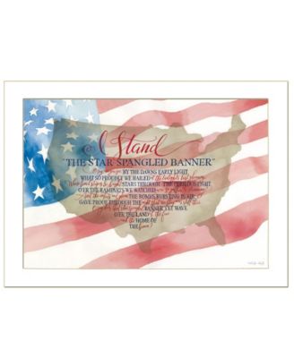 I Stand by Cindy Jacobs, Ready to hang Framed Print, White Frame, 26" x 20"