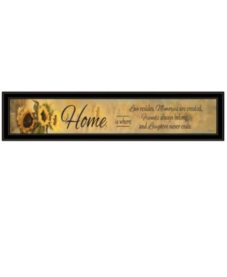 Home ISE by Robin-Lee Vieira, Ready to hang Framed Print, Black Frame, 39" x 9"