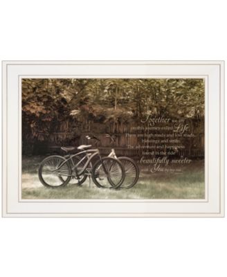 Journey Together by Robin-Lee Vieira, Ready to hang Framed Print, White Frame, 21" x 15"