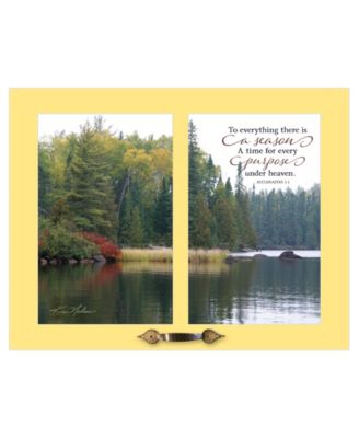 To Everything by Kim Norlien, Ready to hang Framed Print, Yellow Frame, 19" x 15"