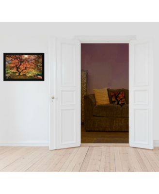 First Colors of Fall by Moises Levy, Ready to hang Framed Print, Black Frame, 20" x 14"