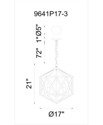 Amazon 3 Light Chandelier