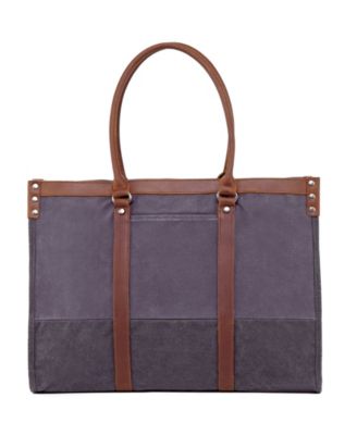 Stone Creek Waxed Canvas Tote Bag