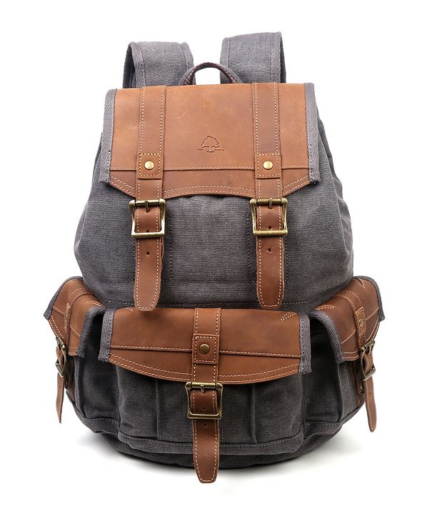TSD BRAND Turtle Ridge Canvas Backpack & Reviews - Handbags ...