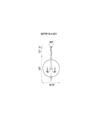 Esia 4 Light Chandelier