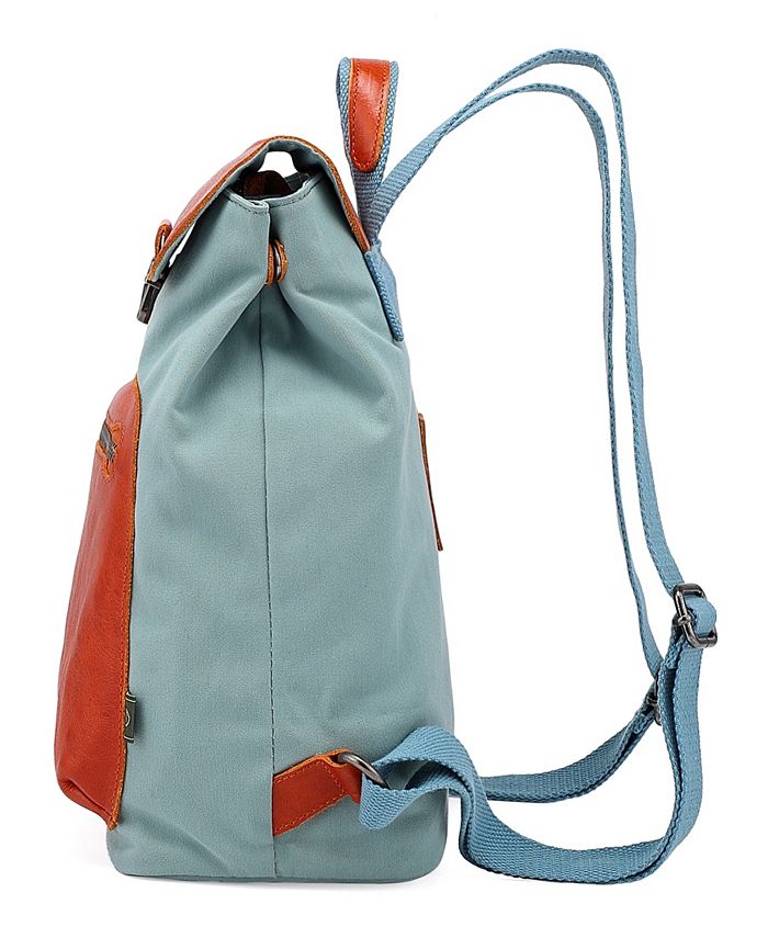 TSD BRAND Valley Trail Coated Canvas Backpack - Macy's