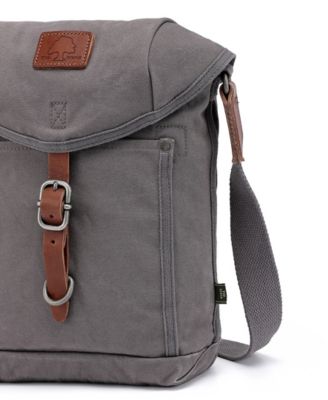 Forest Canvas Flap Crossbody Bag