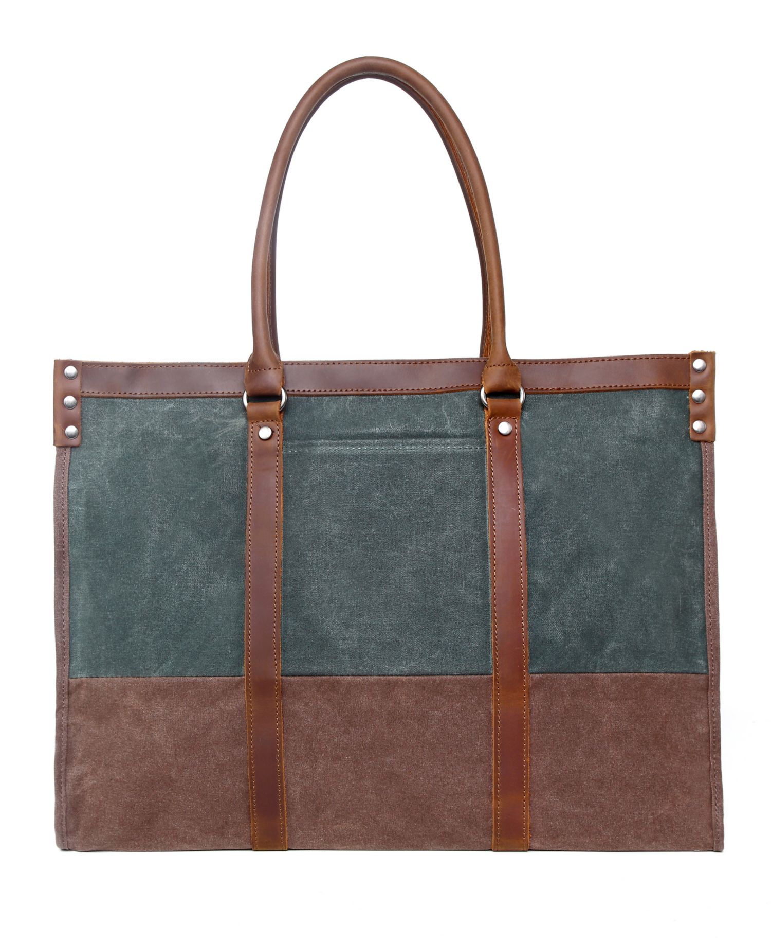 Stone Creek Waxed Canvas Tote Bag