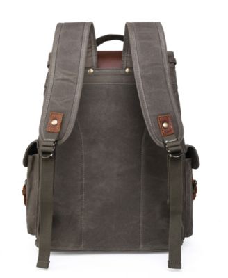 Stone Creek Waxed Canvas Backpack Handbag