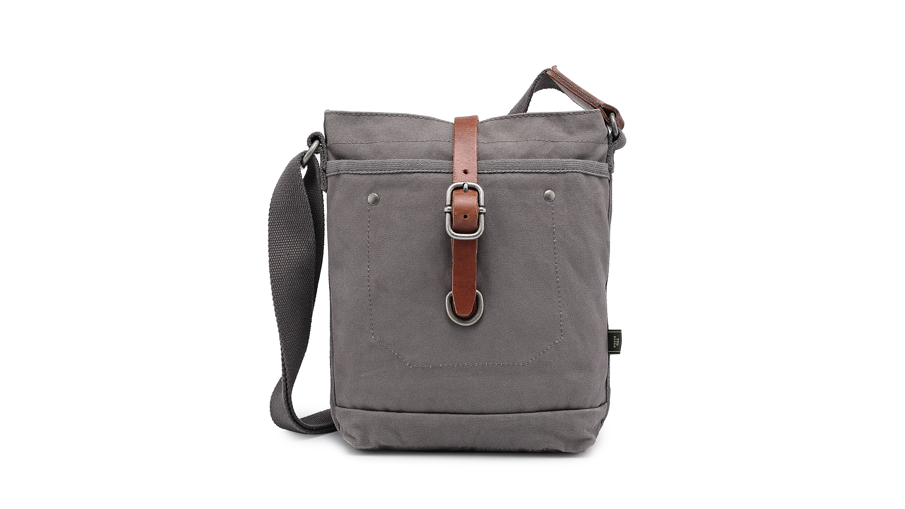 Tsd Brand Forest Canvas Crossbody Bag