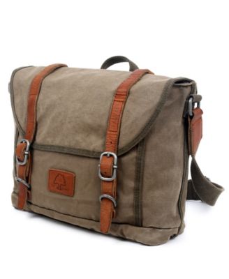 Forest Canvas Messenger Bag