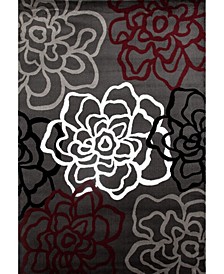 Home Montane Mon108 Red/Gray Area Rug Collection