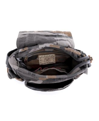 Camo Canvas Crossbody Bag