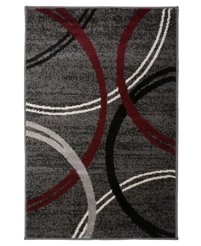 Main Street Rugs Home Alba Alb377 Red Area Rug Collection Macy's
