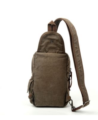 Sunset Cove Canvas Sling Bag
