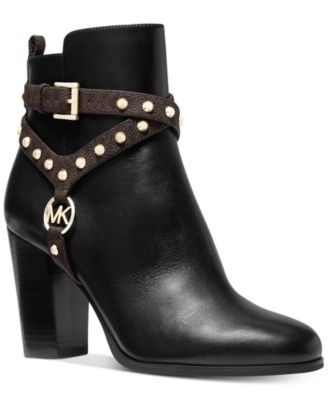 preston studded leather ankle boot