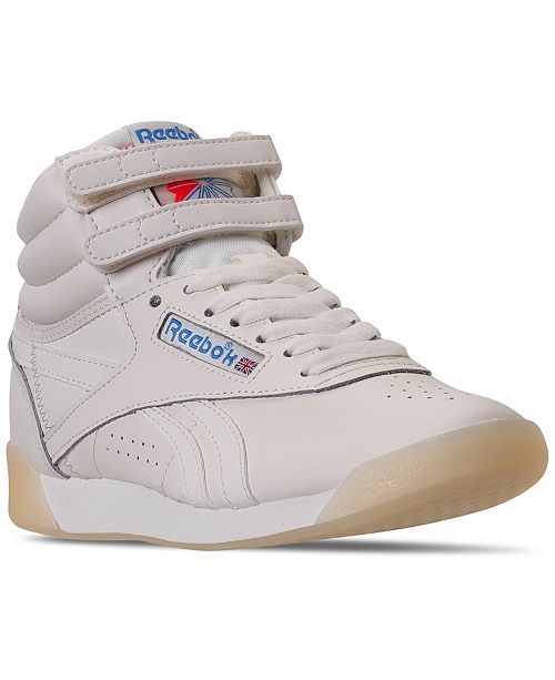 Reebok Women S Freestyle High Top Casual Sneakers From Finish Line