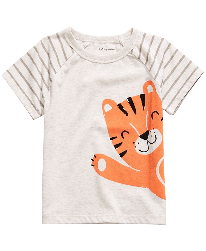 First Impressions Toddler Boys Tiger-Print T-Shirt, Created for Macy's ...