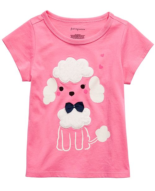 First Impressions Toddler Girls Cotton Poodle T Shirt Created For