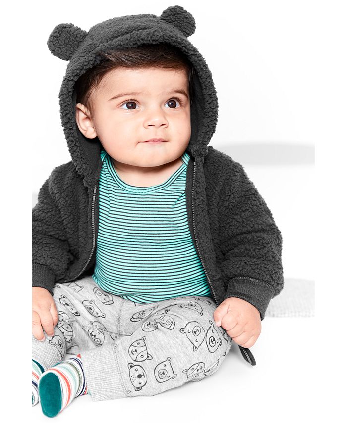 Boys fur hoodie shop