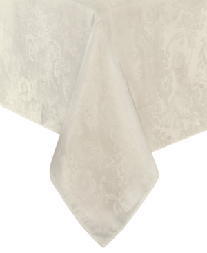 Elrene Poinsettia Elegance Jacquard Holiday Tablecloth - 60