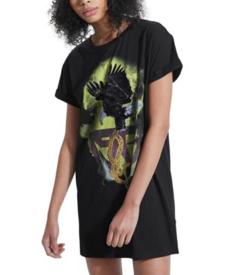 guess longline logo tee