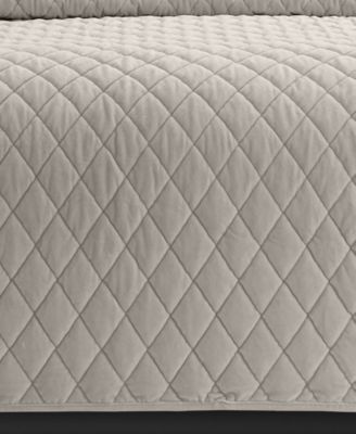 CLOSEOUT! Diamond Velvet Reversible 3 Piece Quilt Set, King