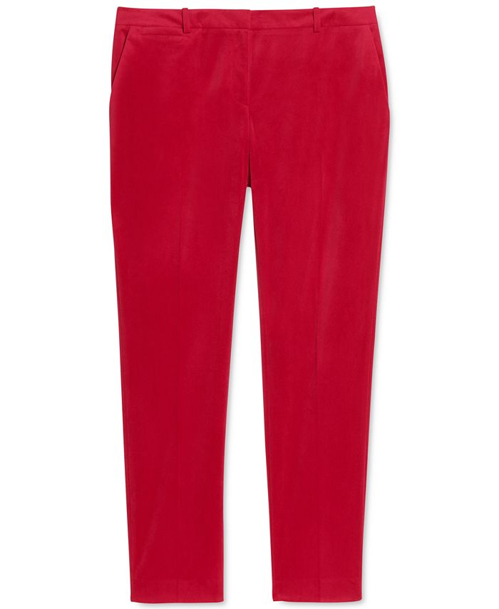 tommy hilfiger velvet pants